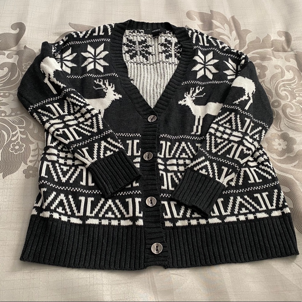 F21 men’s cardigan